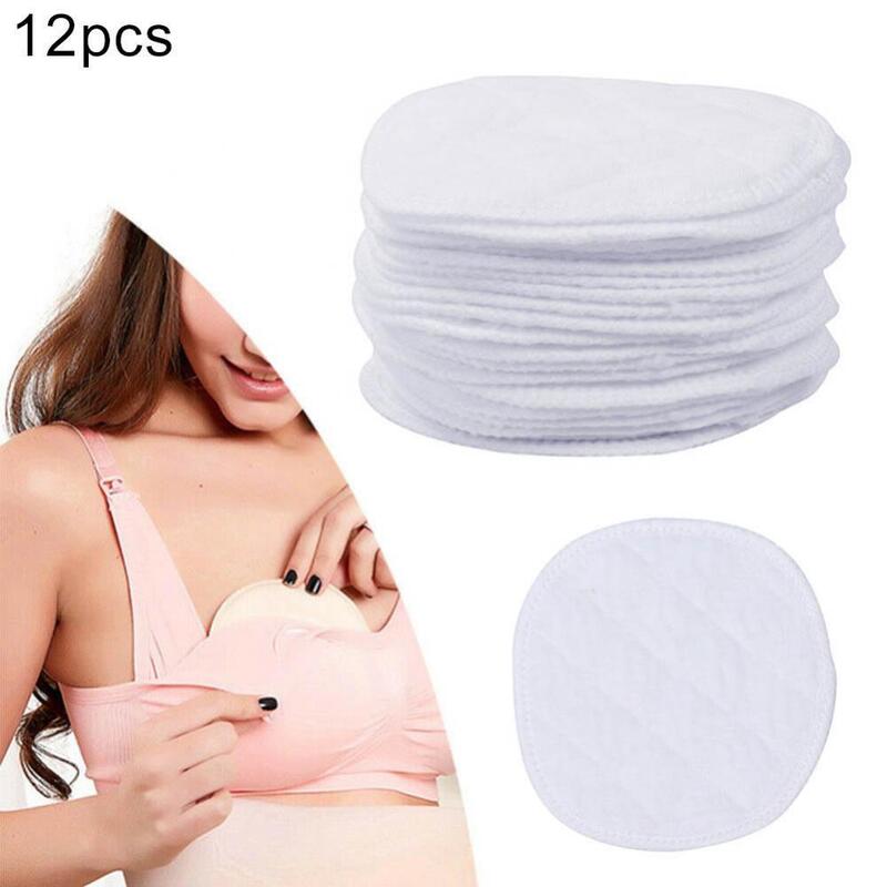 12Pcs 3-layer Washable Quick Dry Women Nursing Breast Pad Baby Feeding Accessory