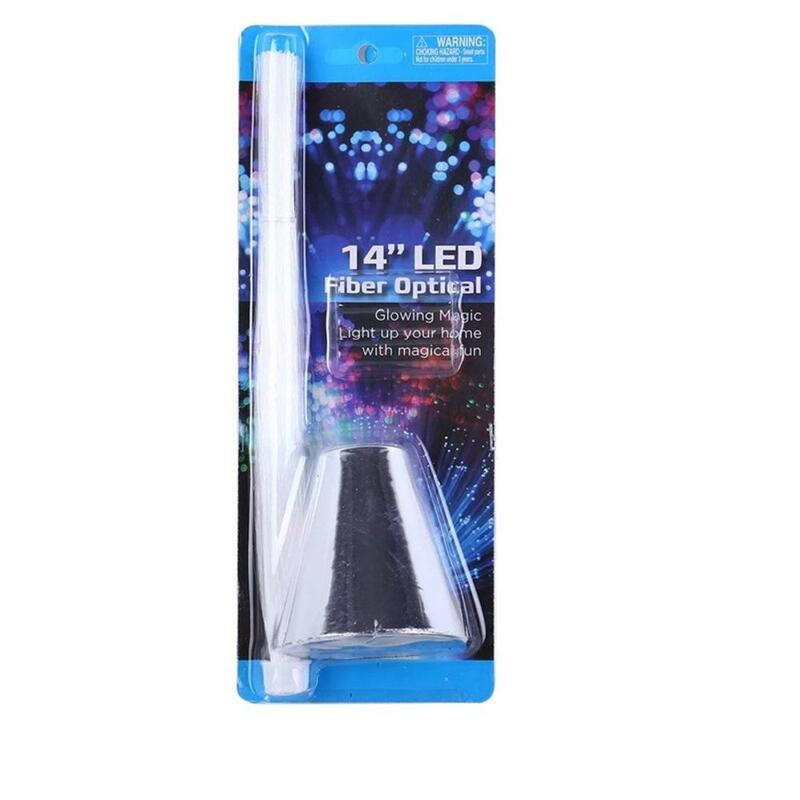 여러 가지 빛깔의 LED 광섬유 램프 조명, 실내 장식 중앙 장식품 휴일 웨딩 램프 LED 야간 조명 램프