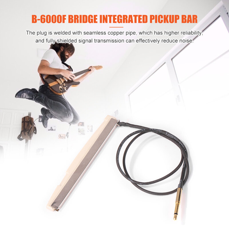 1pc Guitar Pickup Soft Piezo Bar Professional Guitar Integrated Pick-Up Sticks for Guitarist Playing Accessories