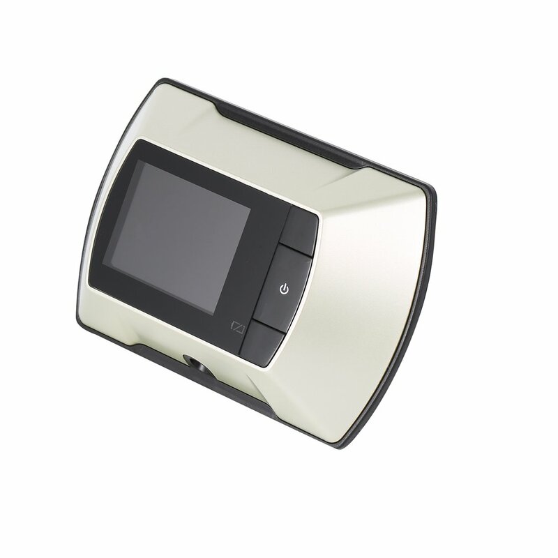 Высокая Разрешение 2,4 "видео-глаз визуальный монитор 100 градусов угол обзора Беспроводной дверной глазок Камера белый видео-глазок легко устанавливается!