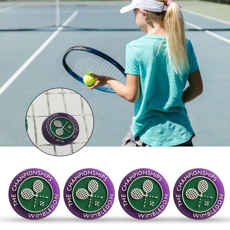 4Pcs Vibration Dampener Effectieve Milieuvriendelijke Siliconen Tennis Demper Schokdemper Voor Sport