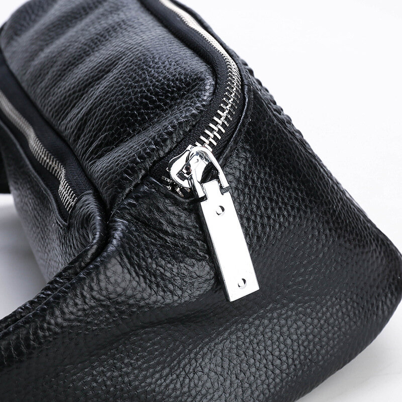 GO-LUCK бренд класса люкс из натуральной яловой Для мужчин поясная сумка нагрудная Сумка-слинг мужская сумка через плечо сумки через плечо
