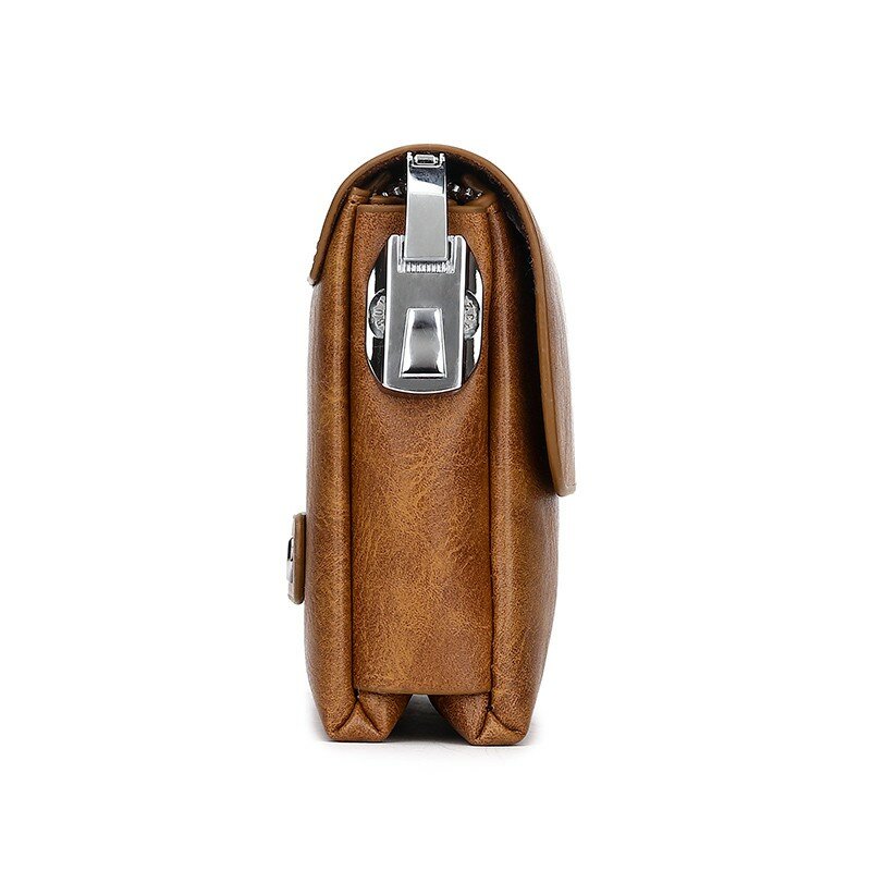 JEEP BULUO Fashion Business Style Men's Handbag Soft PU Leather Clutch Bag Male Card Wallets Elegant Leisure Stylish Men Pouch