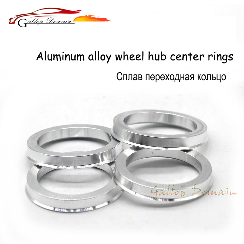 4pieces/lots 74.1-67.1 Hub Centric Rings OD=74.1mm ID= 67.1mm  Aluminium  Wheel hub rings Free Shipping Car-Styling