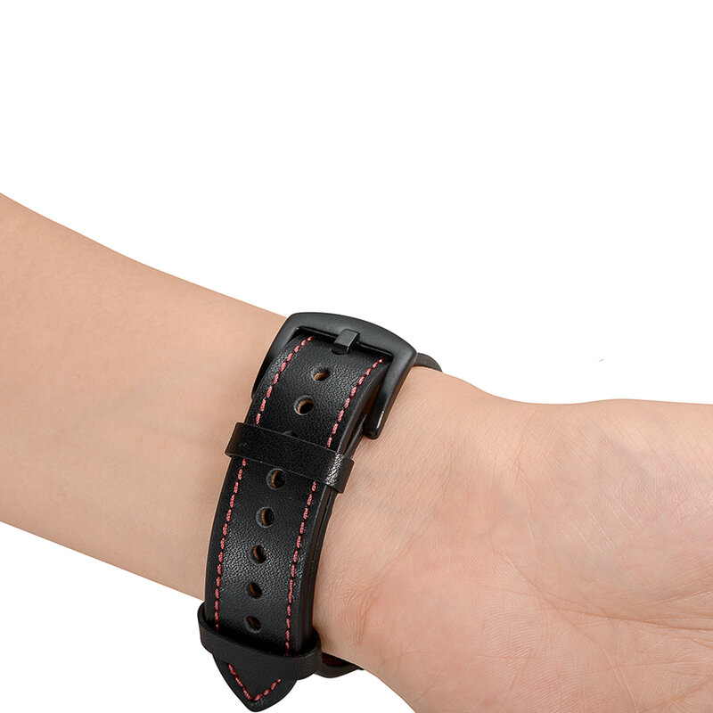 Correa de cuero genuino para Oppo 2, pulsera de repuesto de 46mm, accesorios de reloj inteligente, 46mm