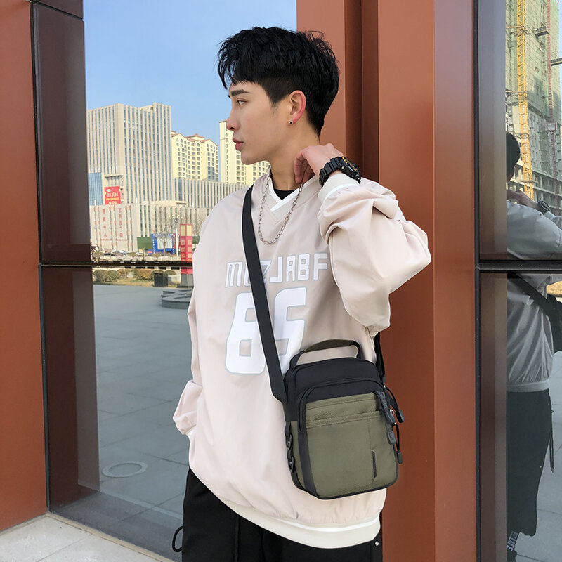 AOTTLA Shoulder Bag Men's Brand Leisure Crossbody Bags Male Light Travel Bags 2021 Men Handbag Fashion High Quality Bag For Men
