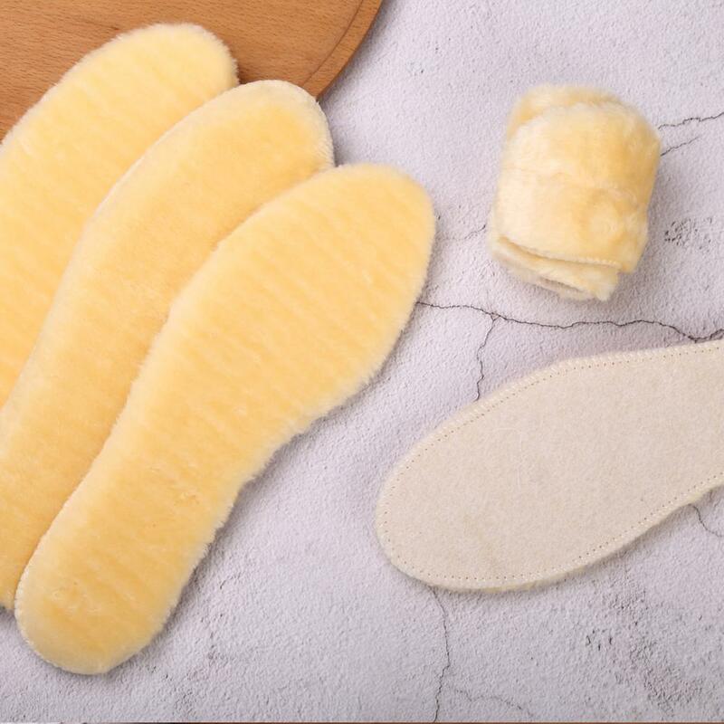 3ANGNI Unisex Thermal Insoles For Shoes Winter Snow Boots Pad Imitation Wool Warm Insoles Heated Insert Cushion