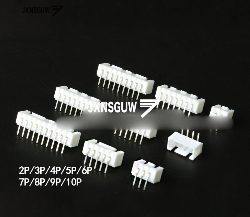 50PCS XHB2.54 2P/3P/4P/5P/6P/7P/8P/9P/10P buckle Curved needle 2.54mm spacing Connector socket