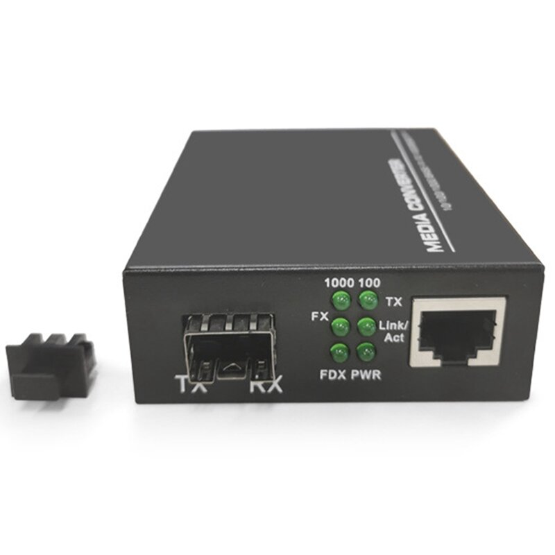 Convertidor de medios de fibra óptica SFP a RJ45, interruptor de fibra SFP de 1000Mbps con módulo SFP para enchufe Huawei US