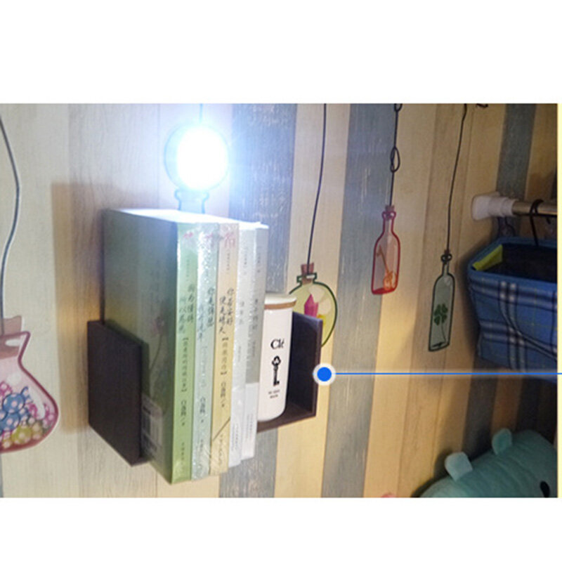 1pc ledナイトライト新省エネランプ自己粘着ワイヤレスバッテリ駆動ワードローブベッドルームキッチン家庭用品