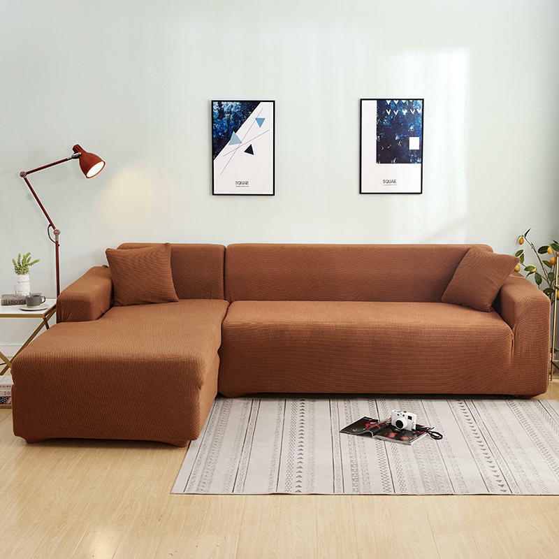 Sólido de alta estiramento combinação sofá capas para sala estar slipcovers elástico funda sofá cadeira capa sofá canto capas