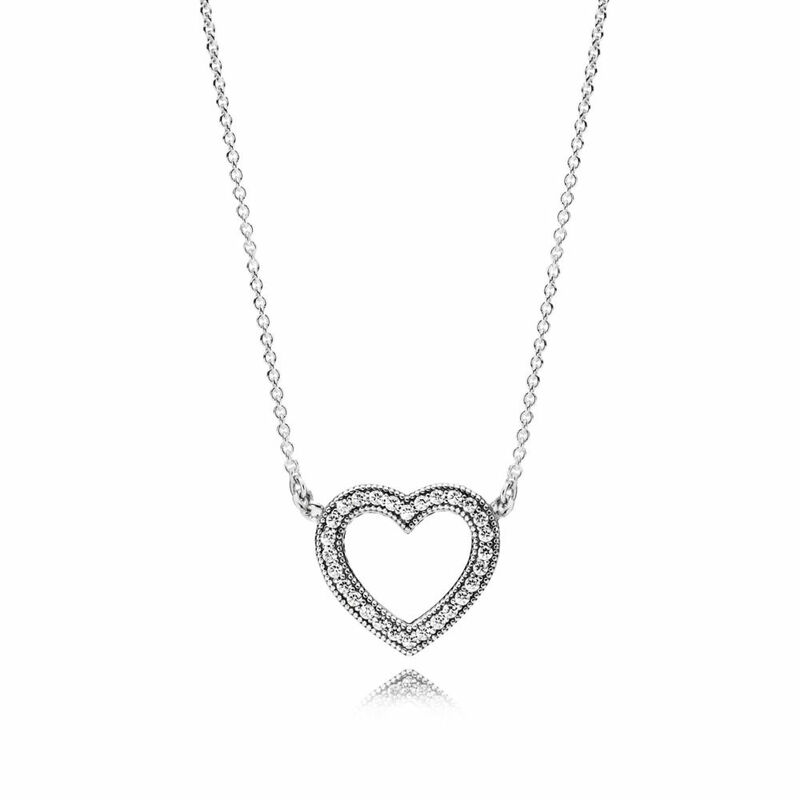 Alta qualidade clássico 925 prata duplo-face simples corações de, círculos, forma de amor colar original senhoras jóias com charme
