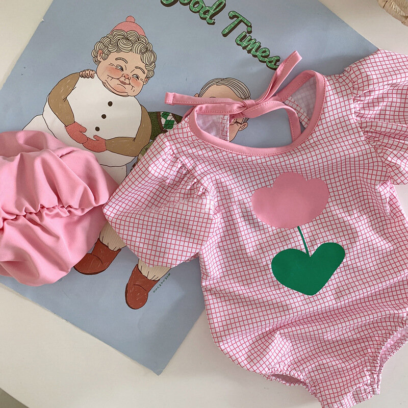 MILANCEL – maillot de bain une pièce pour filles, mignon vêtement à fleurs pour enfants, été 2021