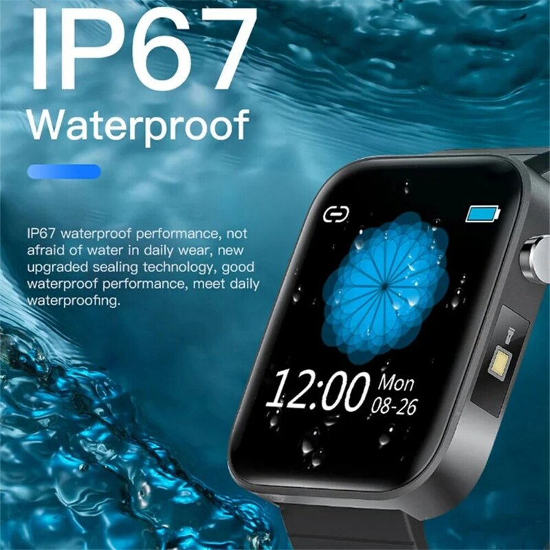 T68 smartwatch relogio masculino com medida de temperatura do corpo relógio digital esportes fitness reloj inteligente hombre relógio inteligente