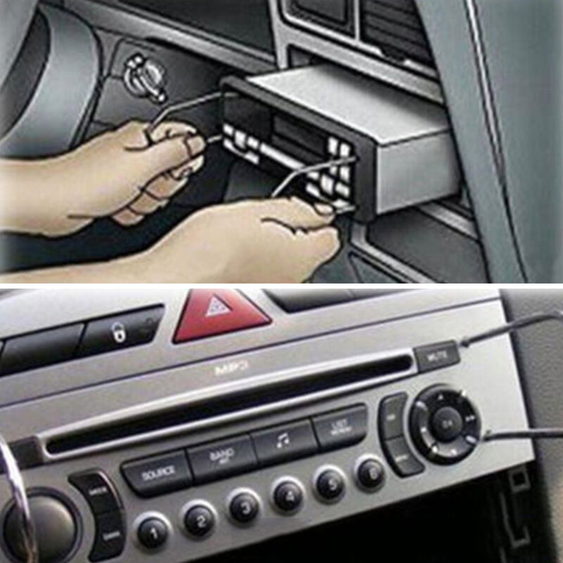 Professional Automotive Audio Stereo CD Player Radio Removal Keys Tool Kit 20 Pieces 