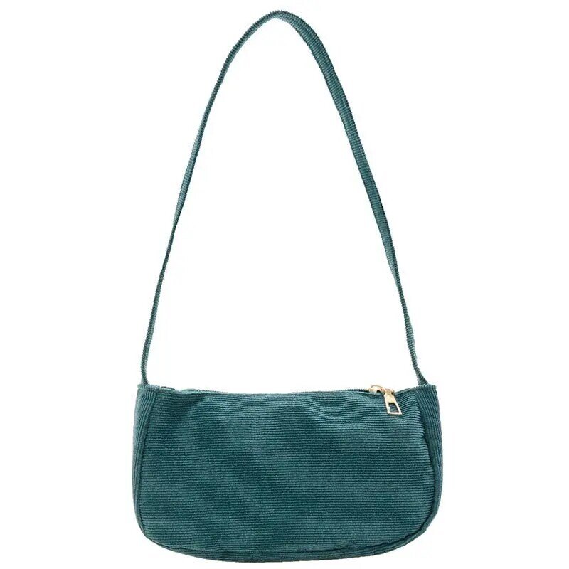 Женская Вельветовая мини-сумка через плечо MABULA, мягкая Винтажная сумочка-клатч на молнии, Повседневная Сумка-тоут