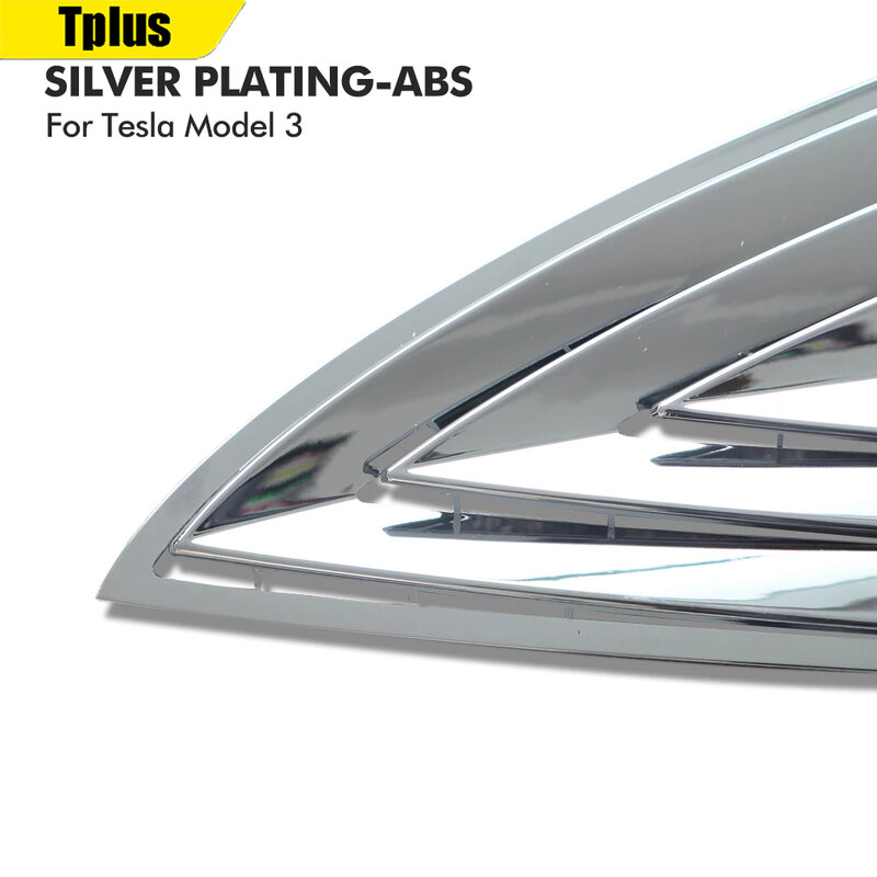 Tplus Car Shutter Spoiler For Tesla Model 3 Small Windows On Both Sides Of Carbon Fiber ABS Cool Accessories Model Three