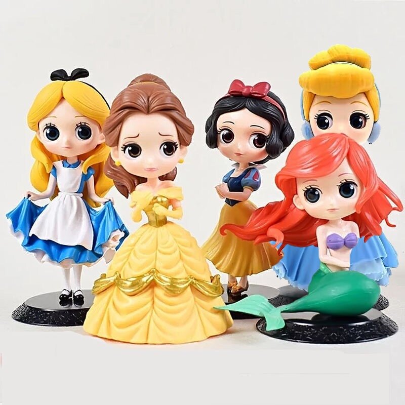 Figuras de acción de Frozen para niños, muñecos de modelos de PVC de la princesa Anna y Elsa, Colección, regalo de cumpleaños, juguetes para niños, regalos de navidad