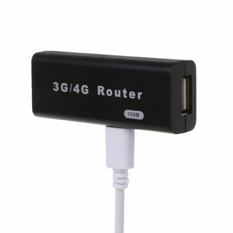 Mini portátil 3g/4g wifi wlan hotspot ap cliente 150 mbps usb roteador sem fio novo u1ja