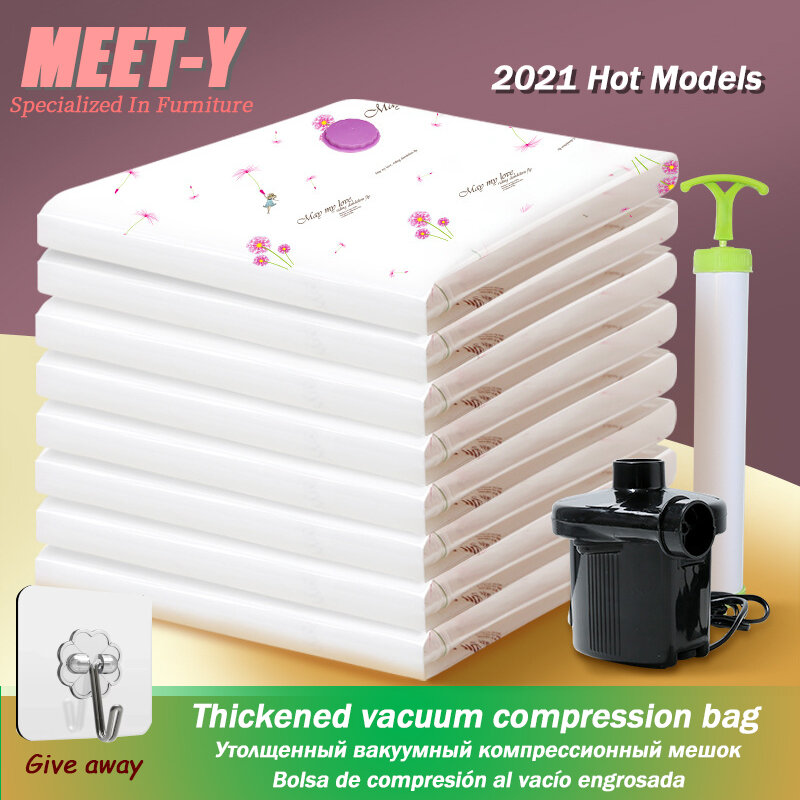 2021New Foldable Clothes Quilts Vacuum StorageBag Waterproof Compression BagHousehold Storage Sack Dustproof And Moisture-Proof