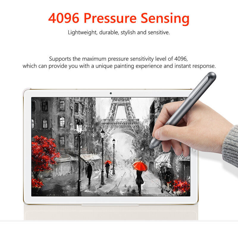 Lápiz óptico sensible para tableta Huawei Mediapad M5 Pro, Pixel Slate, Surface Pro, Galaxy S21, accesorio de escritura y pintura