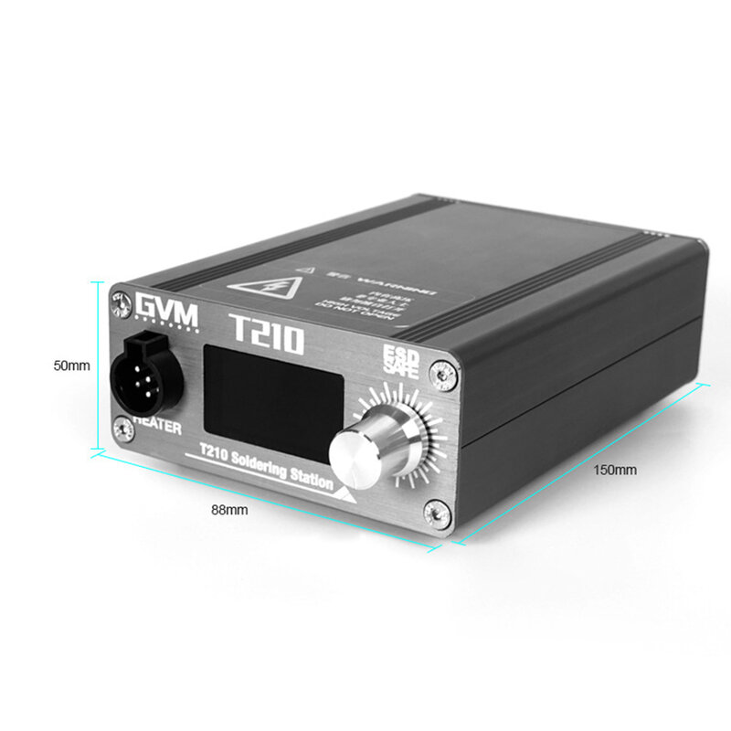 Цифровая паяльная станция T210 со светодиодным дисплеем для фоторемонта, сварочный инструмент с наконечниками C210 для сварки с регулируемой т...