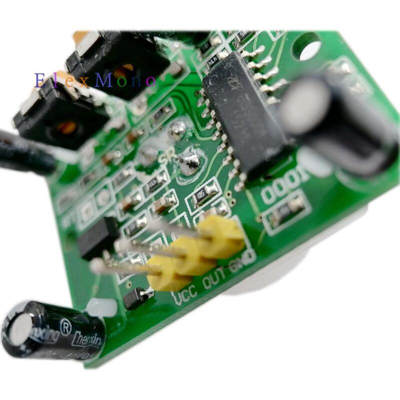 HC-SR501 ir piroelétrico infravermelho ir pir sensor de movimento detector módulo