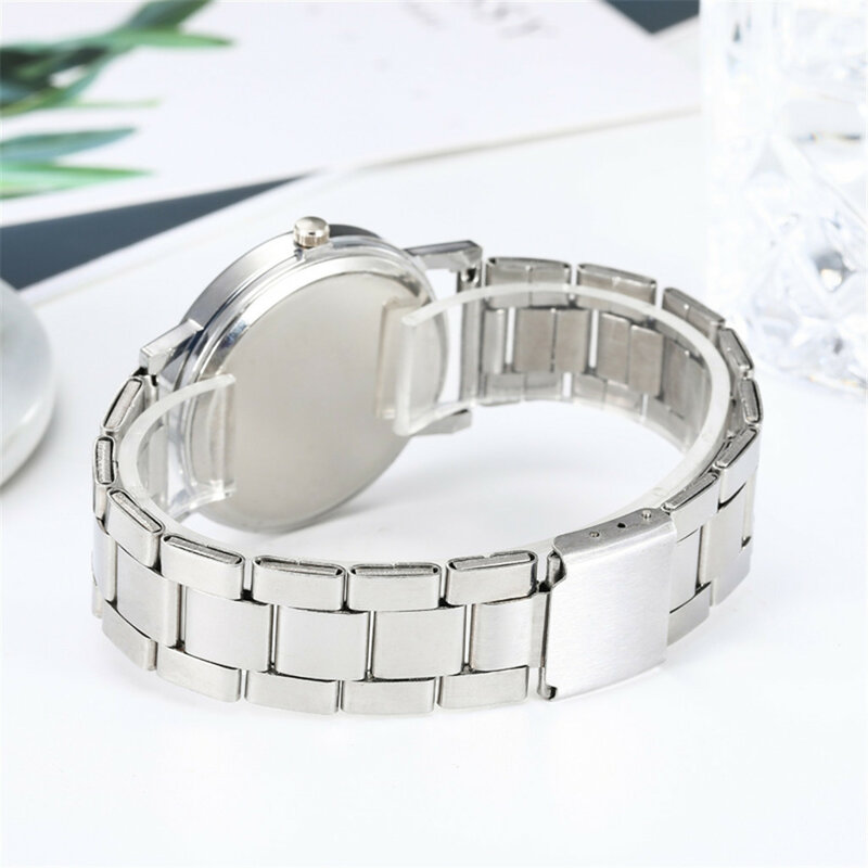 Montres de luxe de mode des femmes montre à Quartz cadran en acier inoxydable Bracelet décontracté montres dames robe horloge Reloj Mujer