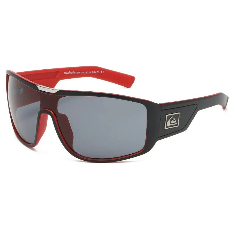 QS640 Nieuwe Outdoor Grote Frame Sunglasse Mannen Oversized Sport Goggle Groothandel Zonnebril Kleurrijke Uv400