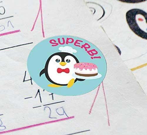 500 Pcs/Roll Leuke Dieren Beloning Stickers Voor Leraren Studenten Voor Kids In 8 Ontwerpen Training Stickers Motivatie Stickers