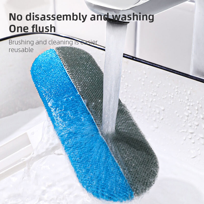 Joybos malha escova de limpeza multi-função para a janela de tela tapete sofá luz handheld dupla face vassoura de pó doméstico mais limpo