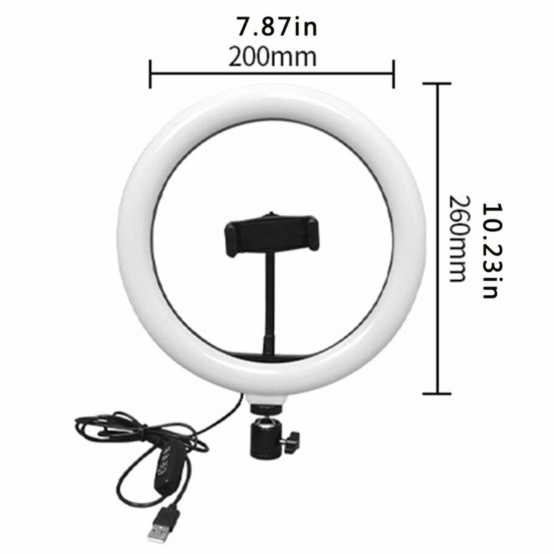 Photography Lighting with Stand Camera Photo Studio Circle Led Selfie Ring Light Phone Lamp for Video Tik Tok Youtube Set