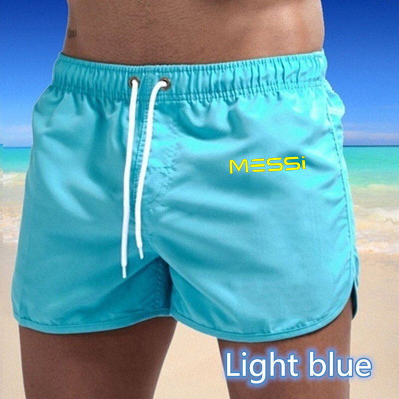 Pantalones cortos holgados informales para hombre, shorts deportivos transpirables para gimnasio, correr, exteriores, playa, Verano
