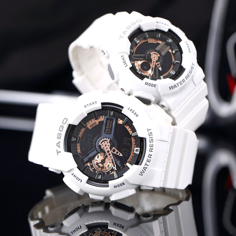 Часы для влюбленных TASGO, мужские и женские модные часы для пары, цифровые часы, спортивные часы, водонепроницаемые Relogio Masculino