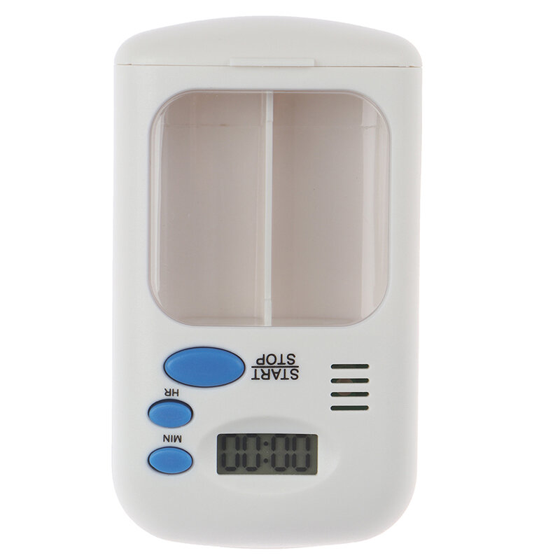 Pengingat Pil Portabel Mini Pengatur Waktu Alarm Obat Kotak Elektronik Tampilan LED Jam Alarm Mengingatkan Kit Pertolongan Pertama Kecil