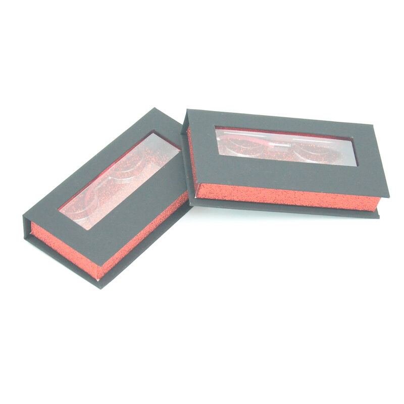 Großhandel individuelles logo lash boxen verpackung wimpern box faux cils 25mm nerz wimpern streifen quadratische magnetische fall groß anbieter