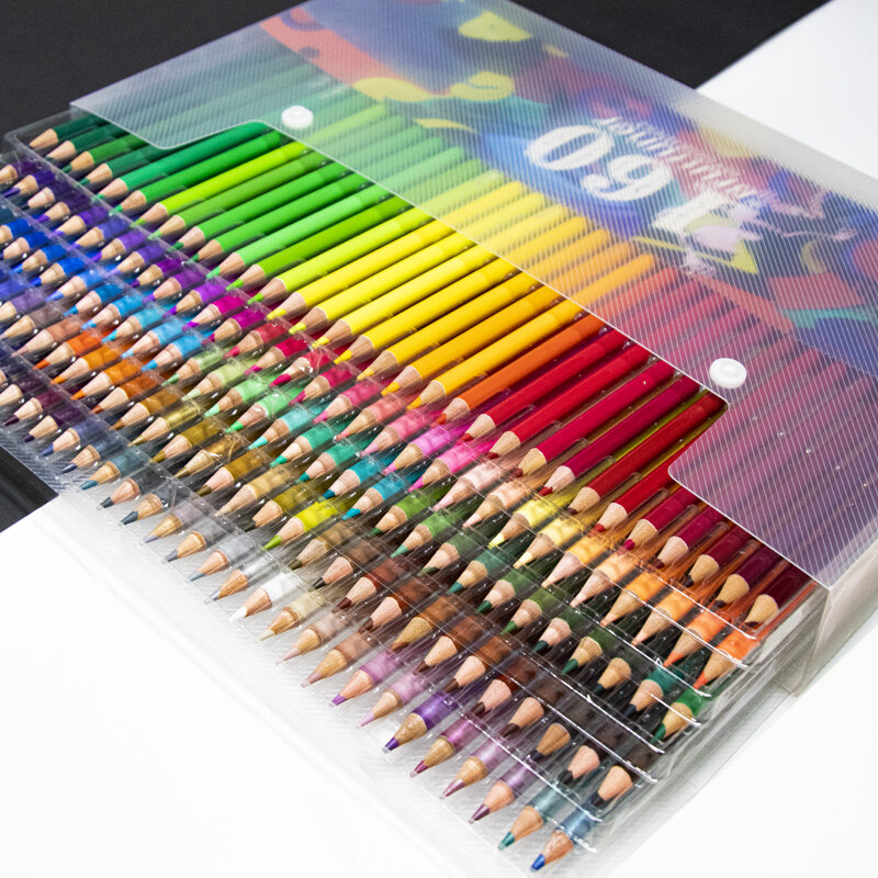 Professional 6-180 Oil Color Pencil Set Watercolor Drawing Colored Pencils Wooden Coloured Pencils For Kids School Art Supplies