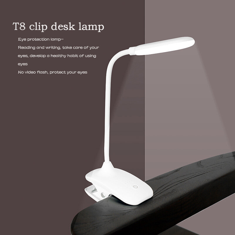 LED USB Desk Lamp with Clip-on Desk Lamp 3 Modes Brightness Hot Sale Dimmable Desk Lamp Touch Sensor Cute Desk Lamp
