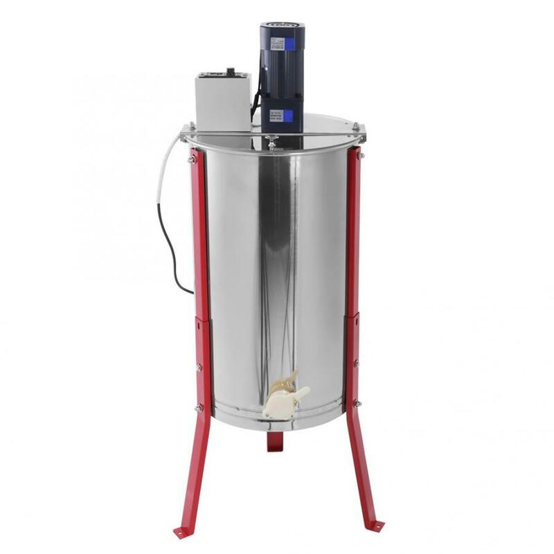 220V 3 Frame Honey Extractor Stainless Steel Electric Honey Extractor Separator for Beekeeper EU Plug