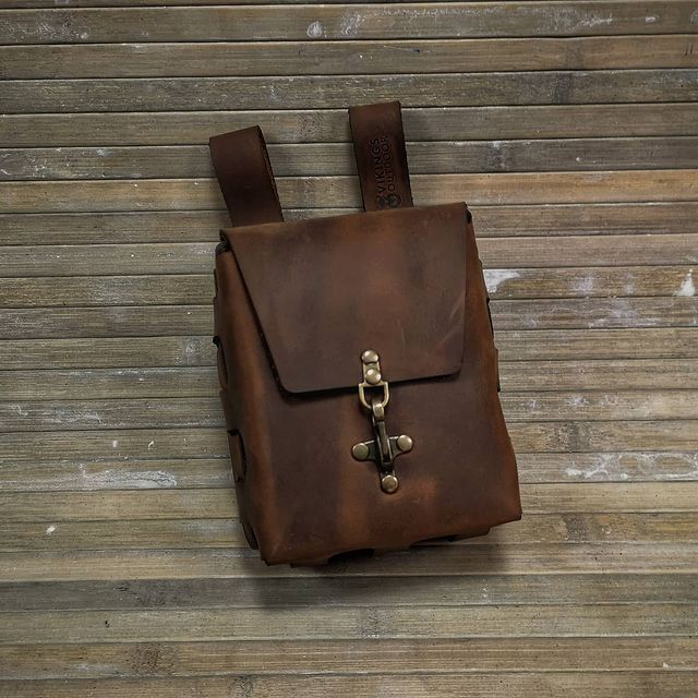 Поясная сумка ручной работы из натуральной кожи обеспечивает удобство переноски, отличное качество, рюкзак, сумка-мессенджер, тничий нож