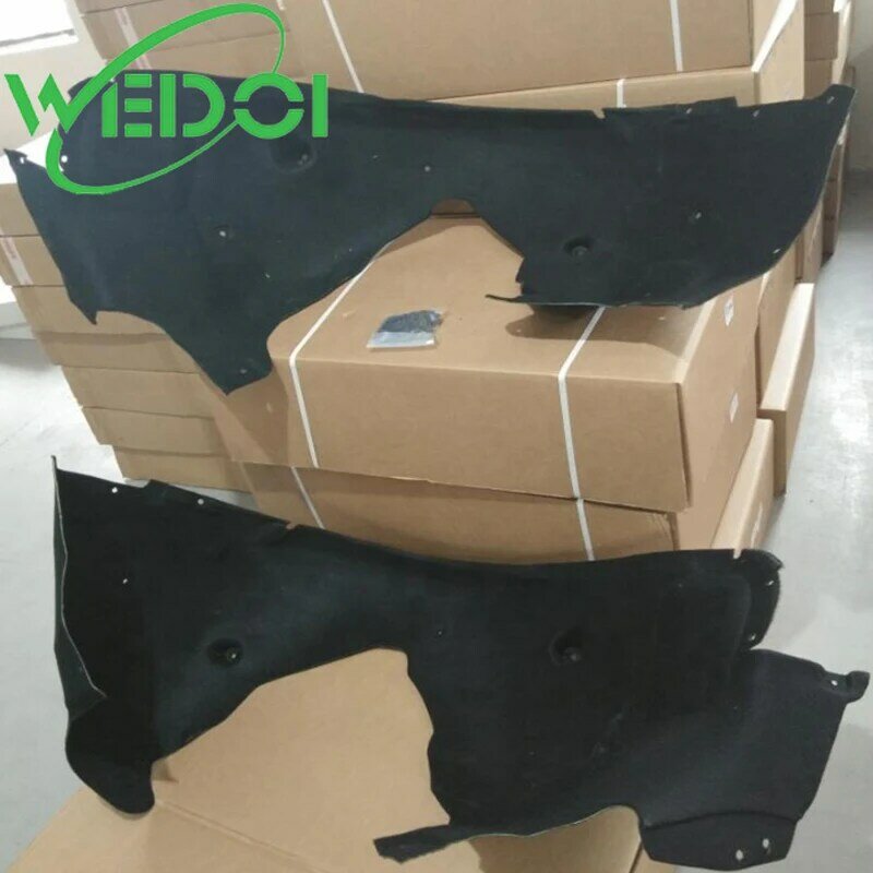 WEDOI-aislamiento acústico de algodón para rueda delantera de coche, estera amortiguadora de sonido para Tesla modelo 3