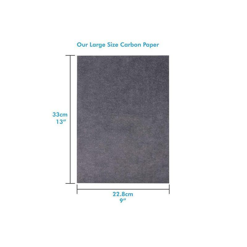 Papier noir carbone pour peinture, 50 à pièces/ensemble, papier Graphite, réutilisable, lisible, 9x13 pouces, A9B9