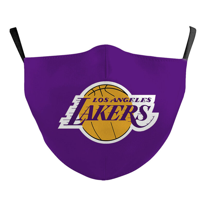 One day only Free Shipping Basketball team series 3D Printed Face Fabric Masks Fashion Reusable Adult washable respiratory mask