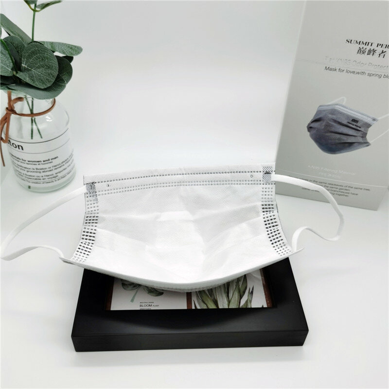 20 unids/caja CE KN95 5 capas máscara gris carbono activado polvo respirador máscara protectora para la cara a prueba de polvo FFP2 coreano KN95 ffp2mask