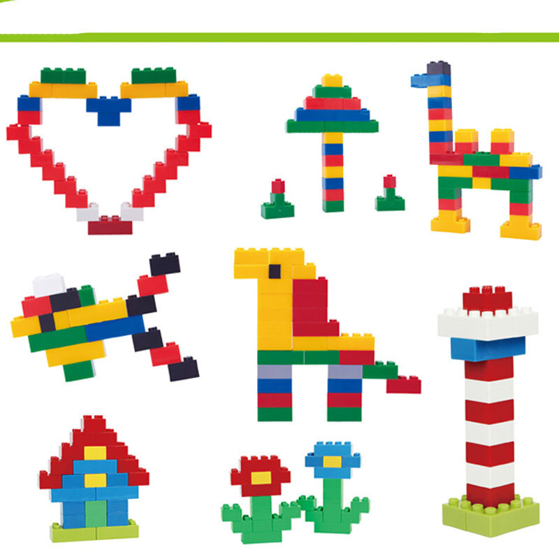 1000 pezzi di mattoncini fai-da-te figure di mattoni educativi creativi compatibili con i giocattoli da regalo per bambini regalo di compleanno per bambini