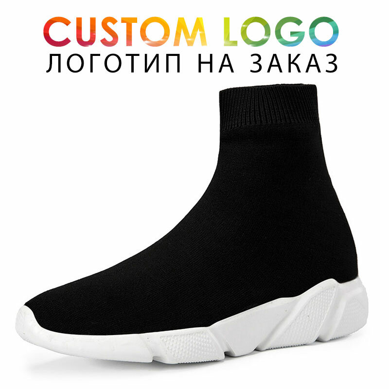 MWY Woman's Sneakers Ankle Socks Casual Walking Shoes Platform Slip On Loafers Deportivas De Mujer Couple Trainers Size 35-46