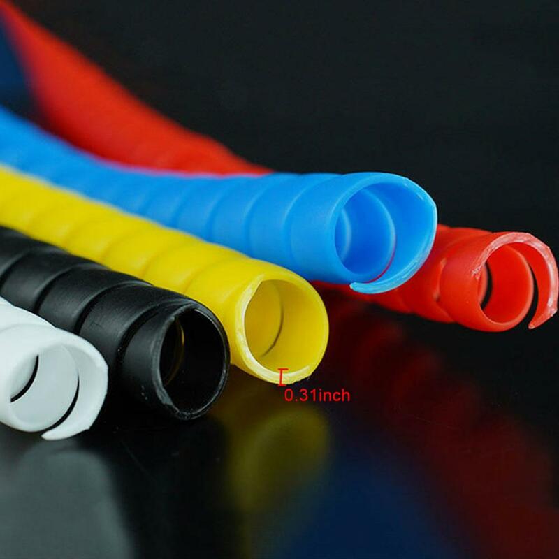 Tubo Protector de cuerda para patinete eléctrico Xiaomi M365 Pro, 1 metro de longitud, cambio de Color en espiral