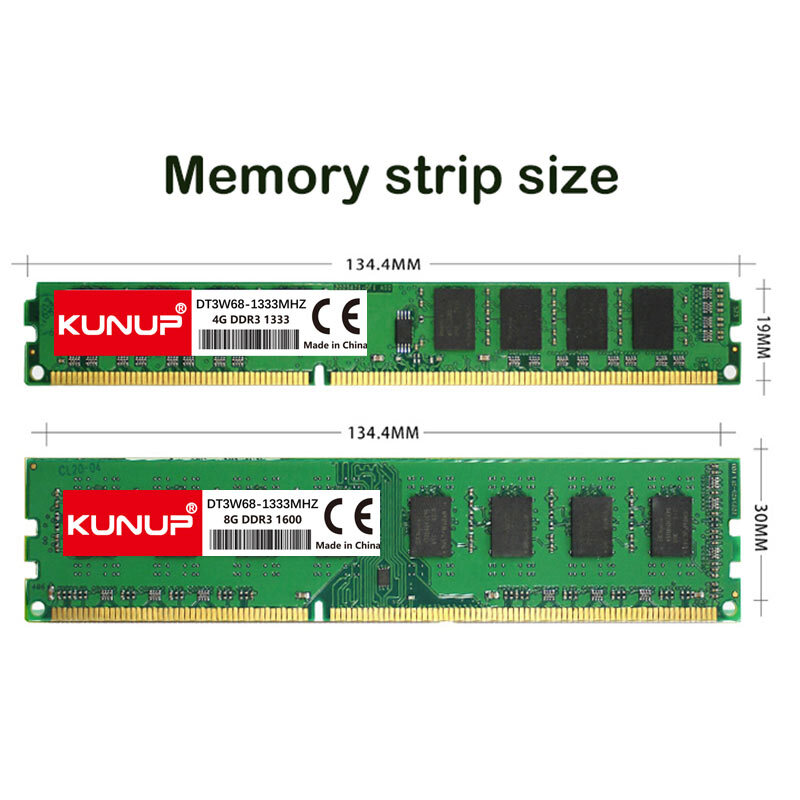 DDR3 4GB 8GB 2gb 데스크탑 메모리 1333 1600 MHZ PC3 8500 10600 12800U 240Pin 1.5V UDIMM 메모리 Ddr3 RAM