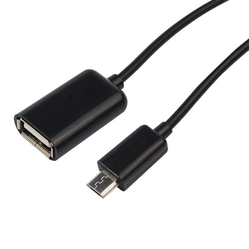 Przenośny Adapter kabel Micro USB OTG przenośny lekki krótki mężczyzna do USB żeńskie konwerter Adapter do androida telefon