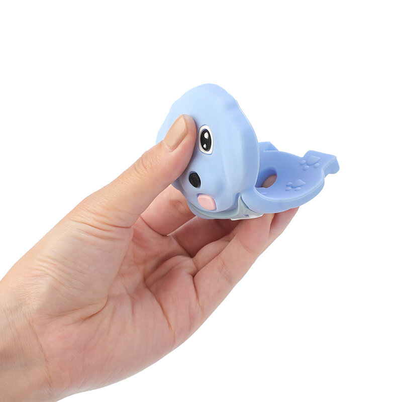 Silicone Teether Rodent Cartoon Animals 1pc Food Grade Silicone Pandents DIY Teething Toys For Teeth Tiny Rod Baby Teethers Gift